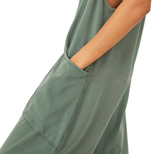 Wide Leg Jumpsuit with Pockets - SUMMER SPECIAL